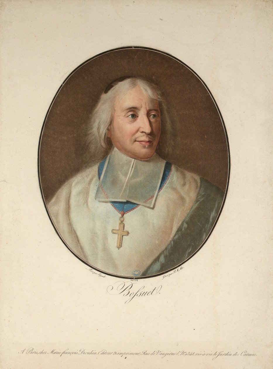 Portrait de Jacques-Bénigne Bossuet - Pierre Michel Alix