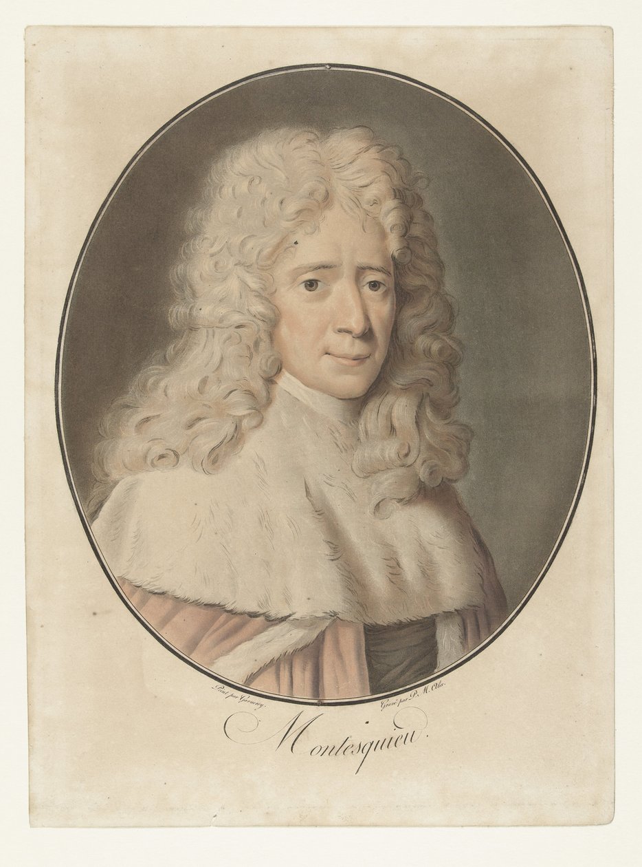 Portrait de Charles de Montesquieu - Pierre Michel Alix