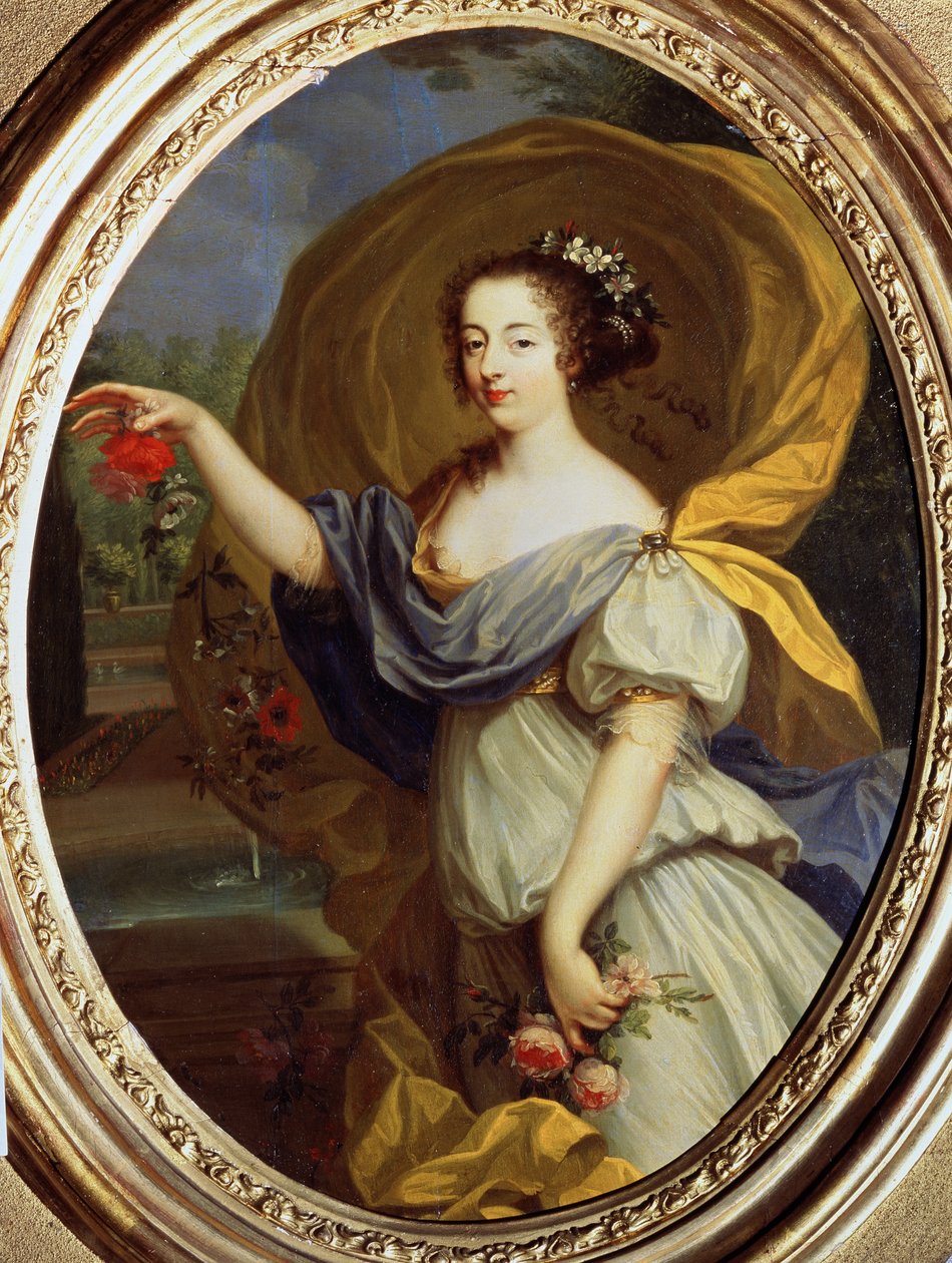 Portrait de Louise Françoise de la Baume le Blanc, Duchesse de la Vallière - Pierre Mignard
