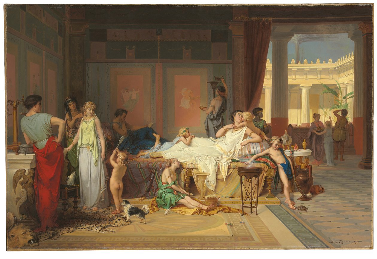 La Dernière Heure de Pompéi - La Maison du Poète - Pierre Oliver Joseph Coomans