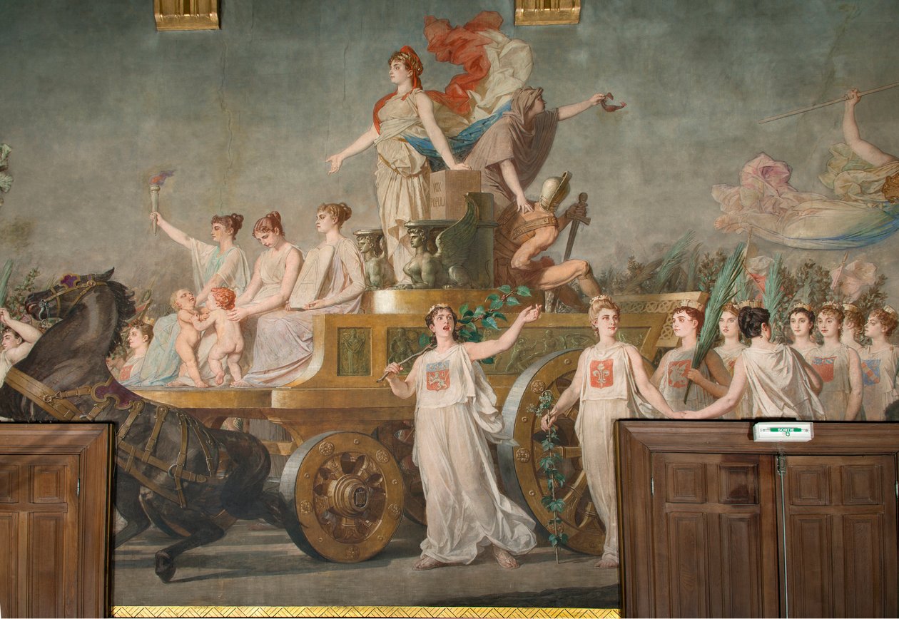 Fresque « Le triomphe de la République » - Pierre Paul Lêon Glaize