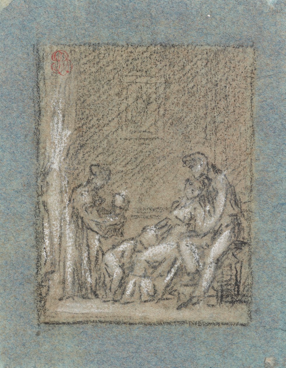 Étude pour Une Famille dans la désolation - Pierre Paul Prud