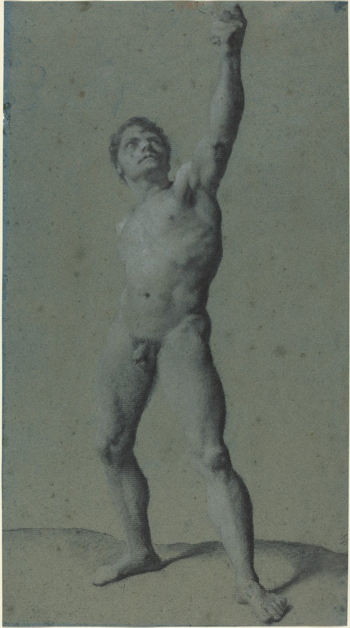 Étude de nu masculin - Pierre Paul Prud