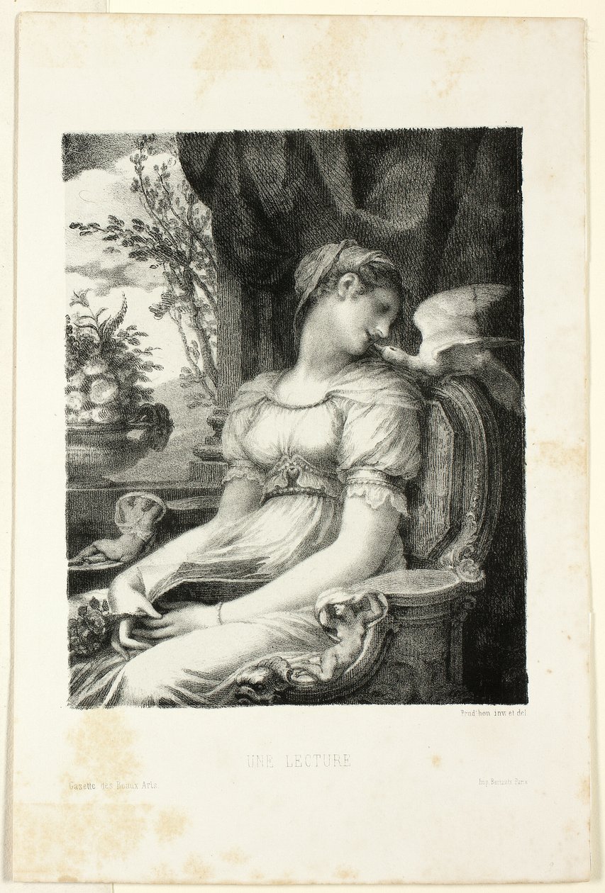 Une Lecture - Pierre Paul Prud