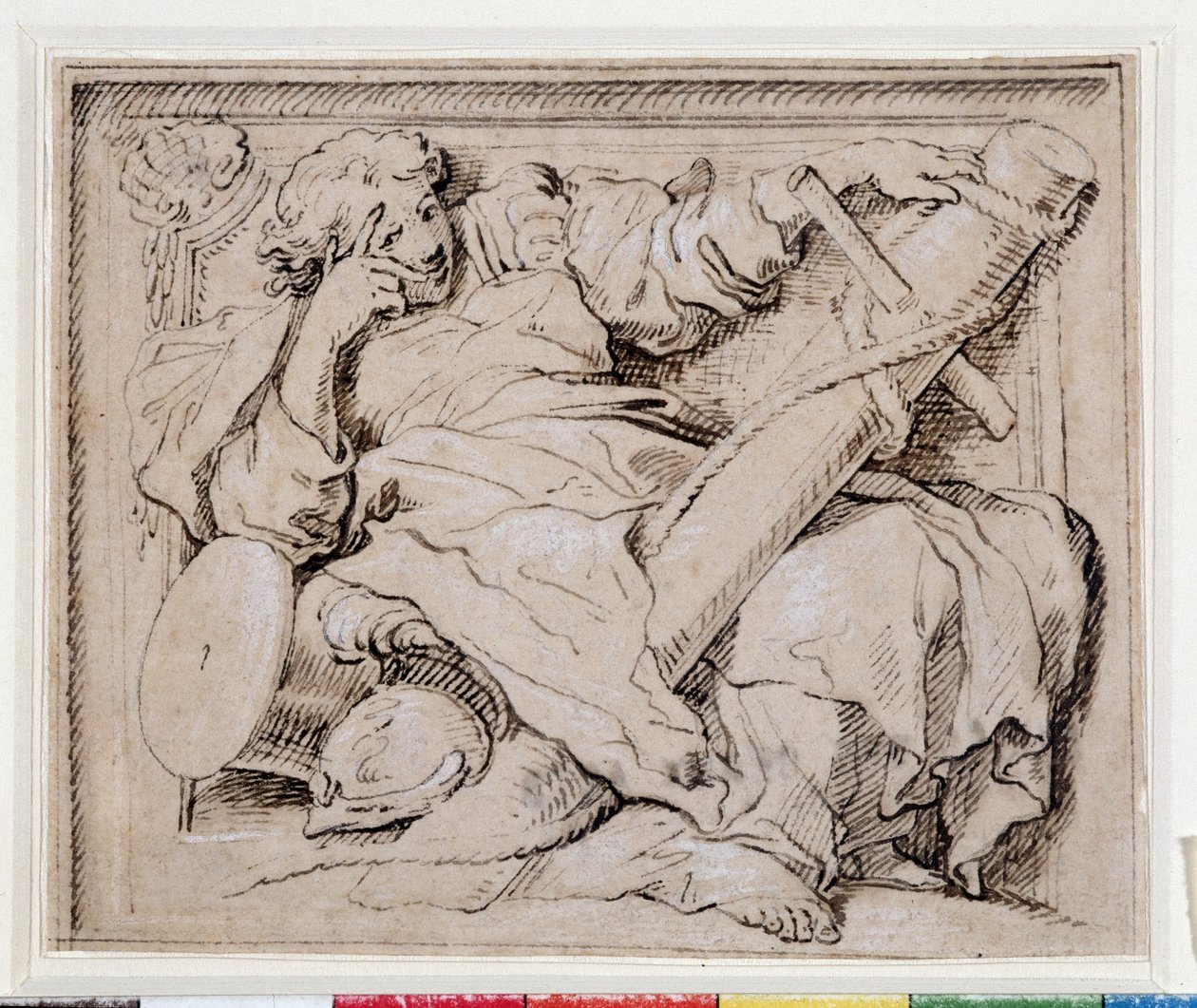 Projet de bas-relief pour le baldaquin de l