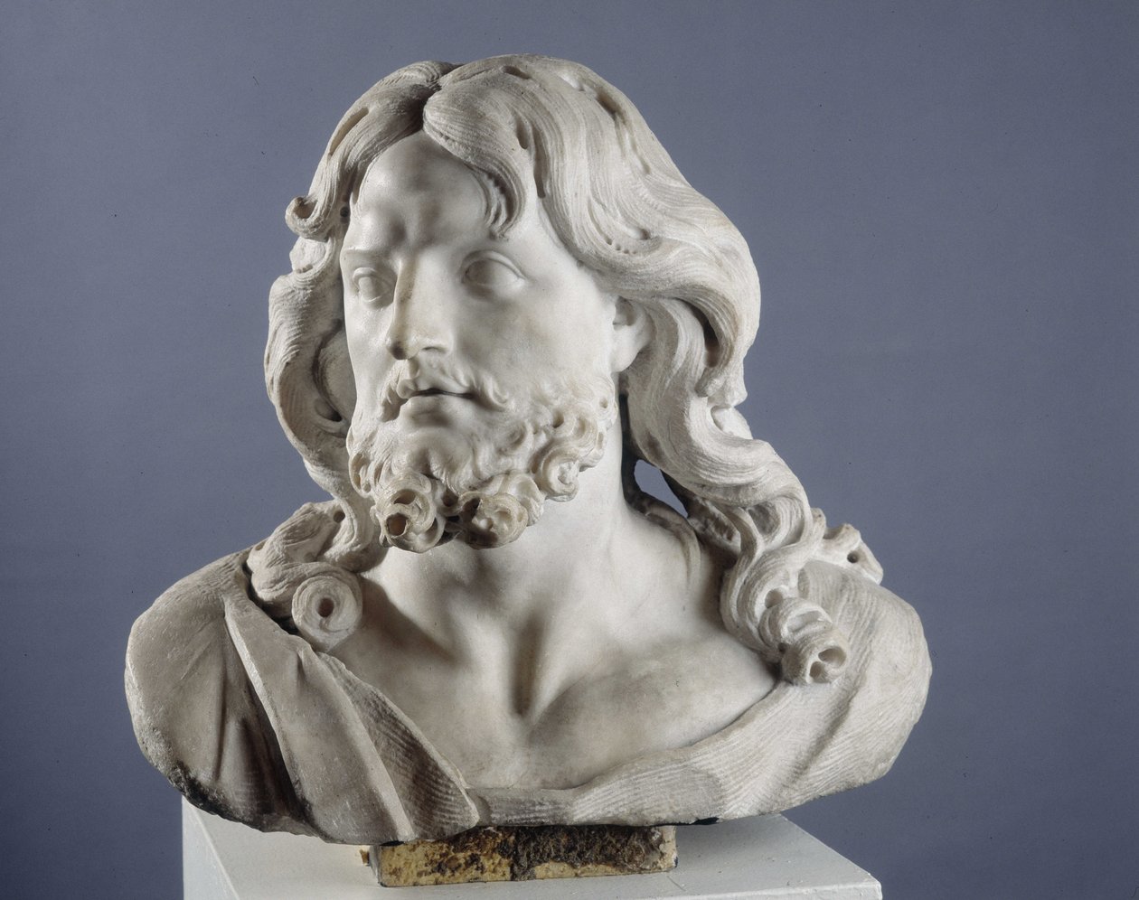Salvator Mundi. Buste représentant le Christ comme Sauveur du Monde - Pierre Puget