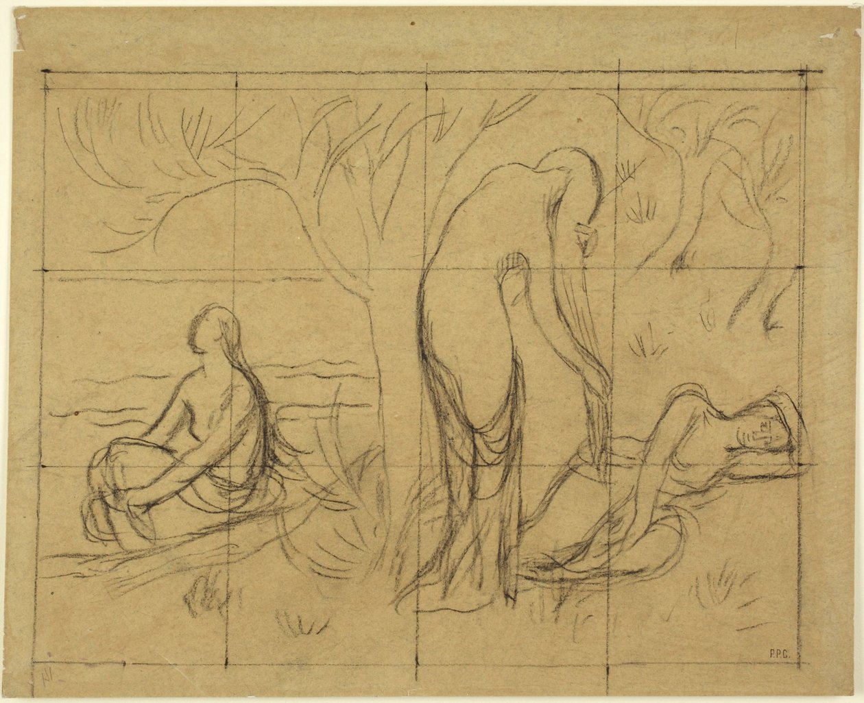 Étude de composition - Pierre Puvis de Chavannes