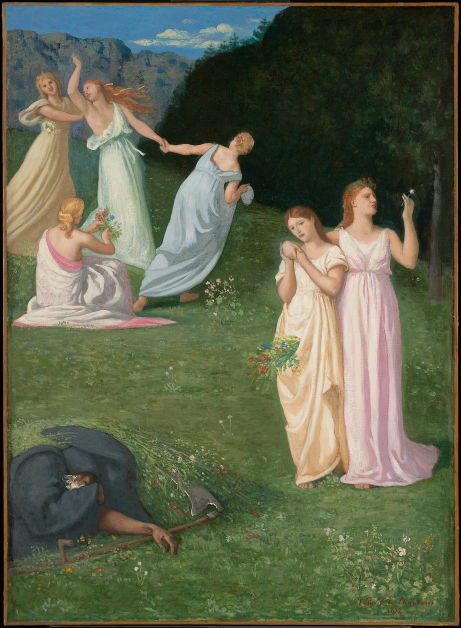 La Mort et les Jeunes Filles - Pierre Puvis de Chavannes