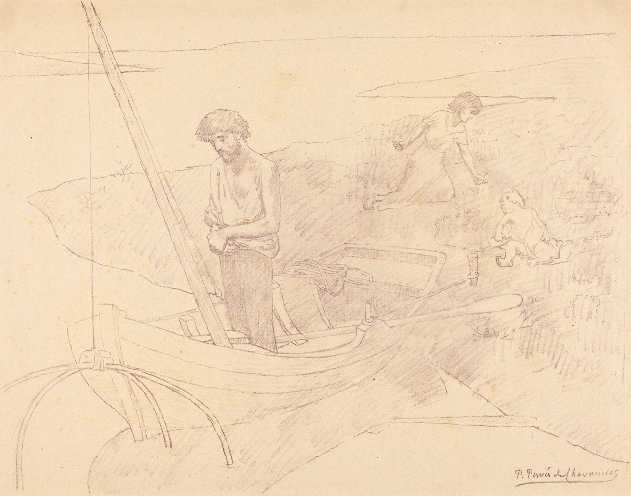 Le pauvre pêcheur - Pierre Puvis de Chavannes
