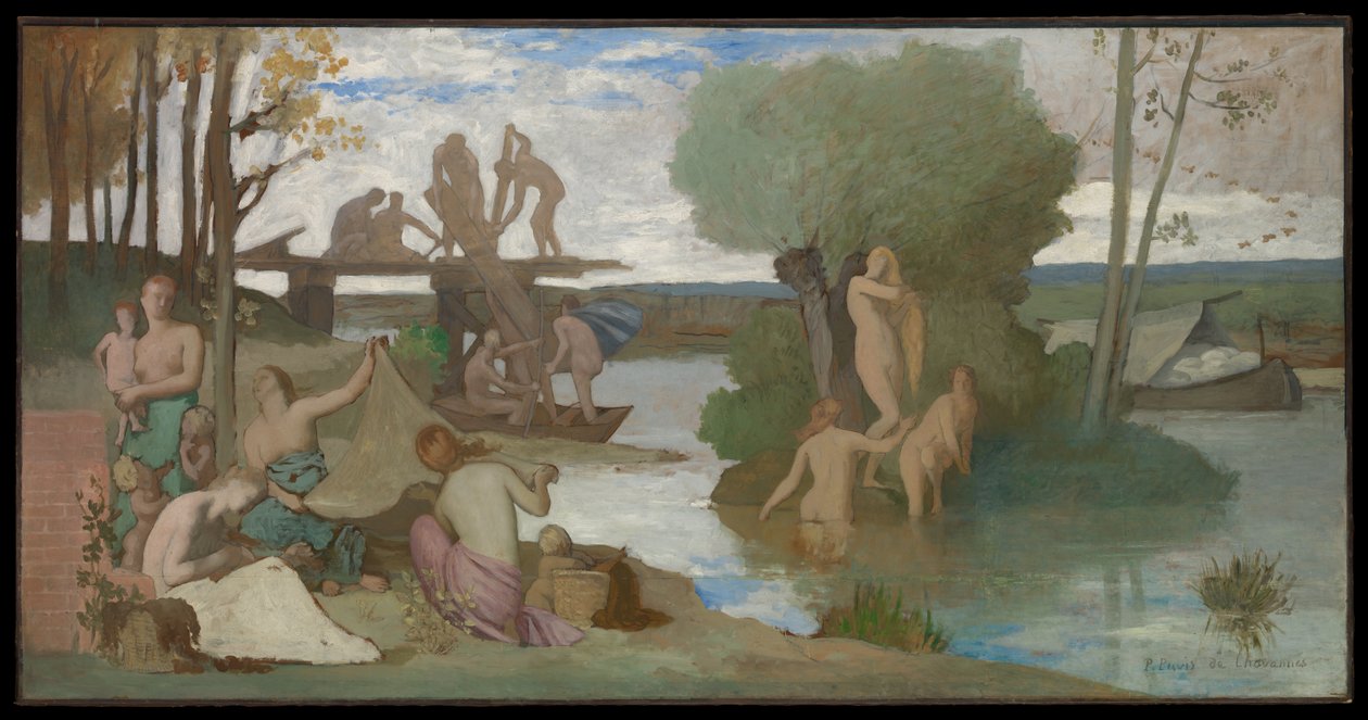 La rivière - Pierre Puvis de Chavannes