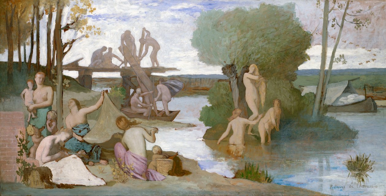 La Rivière - Pierre Puvis de Chavannes