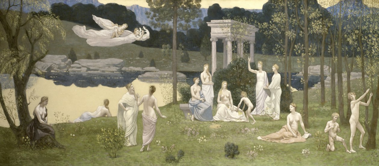 Le Bois sacré, aimé des Arts et des Muses - Pierre Puvis de Chavannes