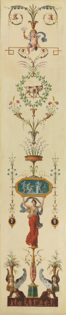 Panneau décoratif, années 1790 - Pierre Rousseau