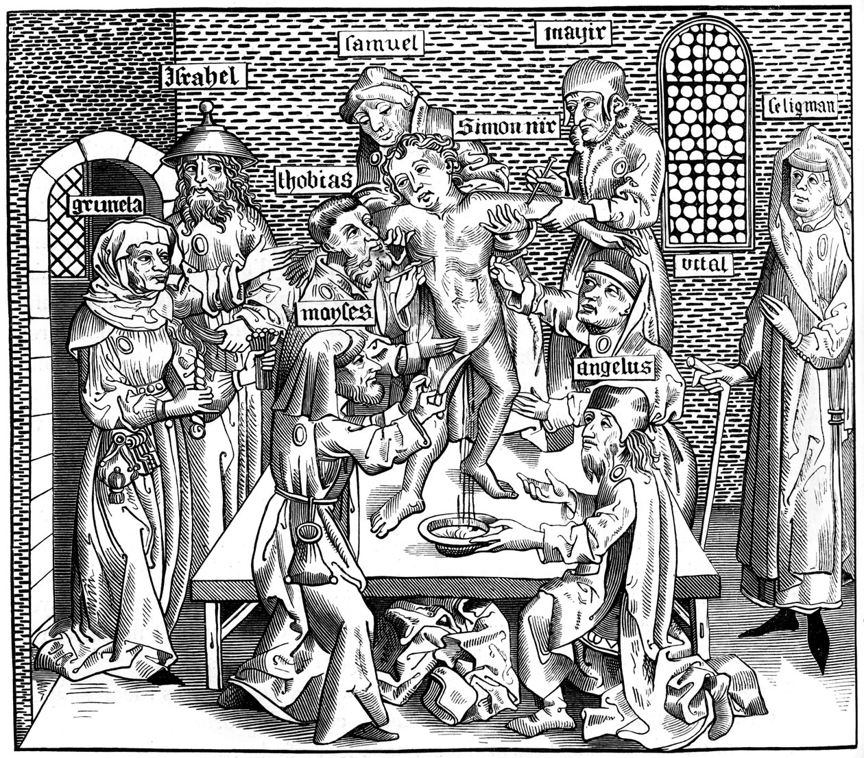 Le martyre de Simon de Trente, 1493 - Pierre Wolgmuth