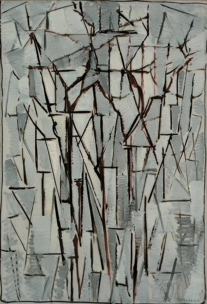 Composition Arbres II - Piet Mondrian