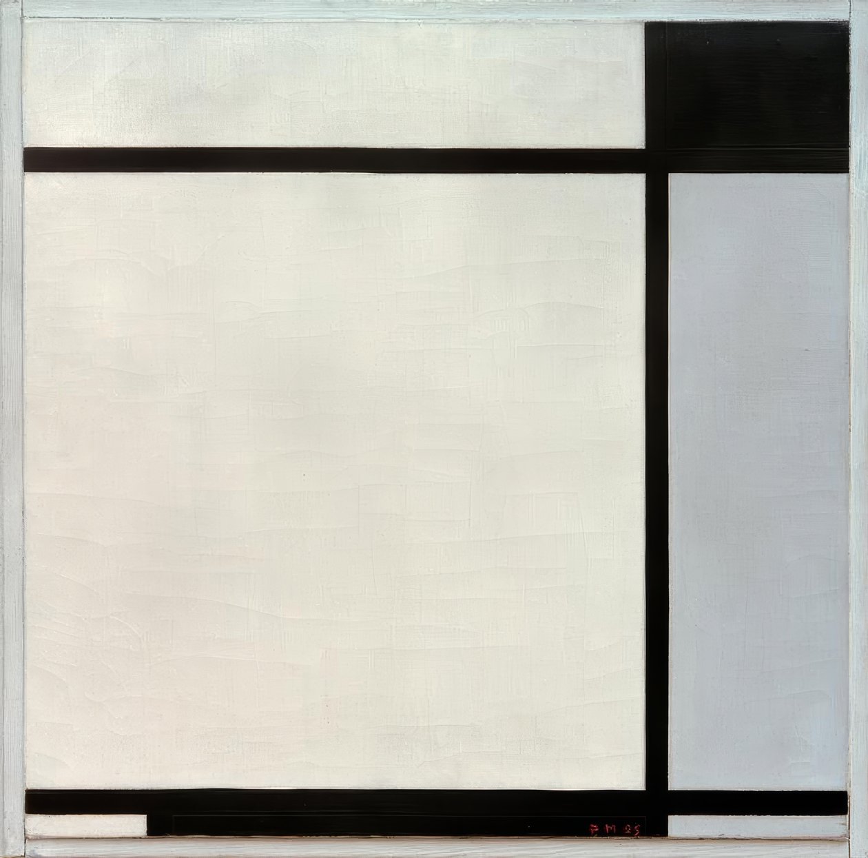 Tableau No.II, avec noir et gris - Piet Mondrian