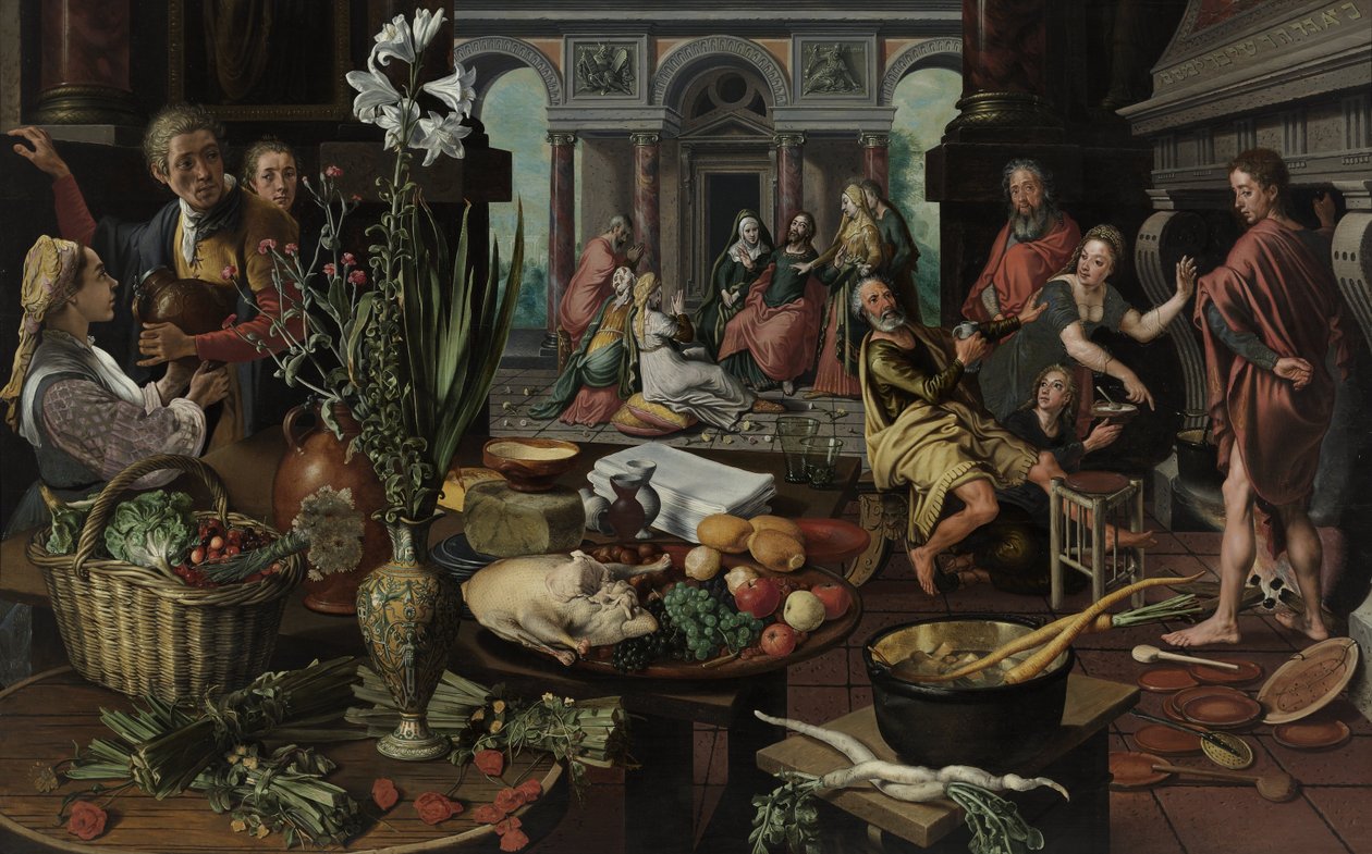 Le Christ dans la maison de Marthe et Marie - Pieter Aertsen