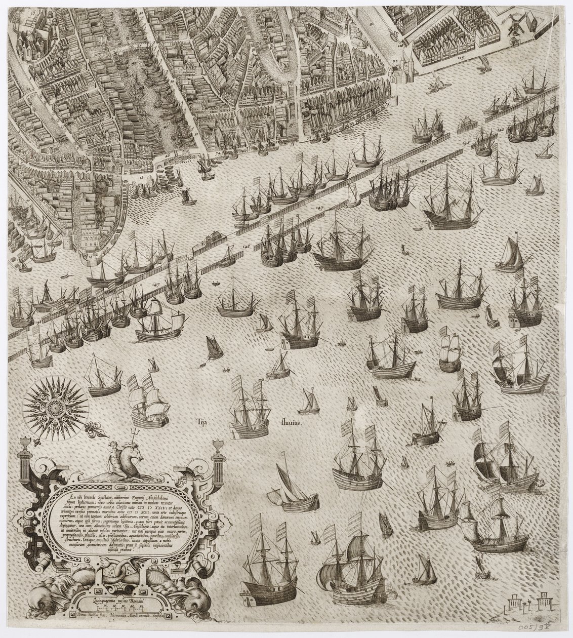 Amstelodamum urbs Hollandiae primaria emporium totius Europae celeberrimum. Partie 4 d