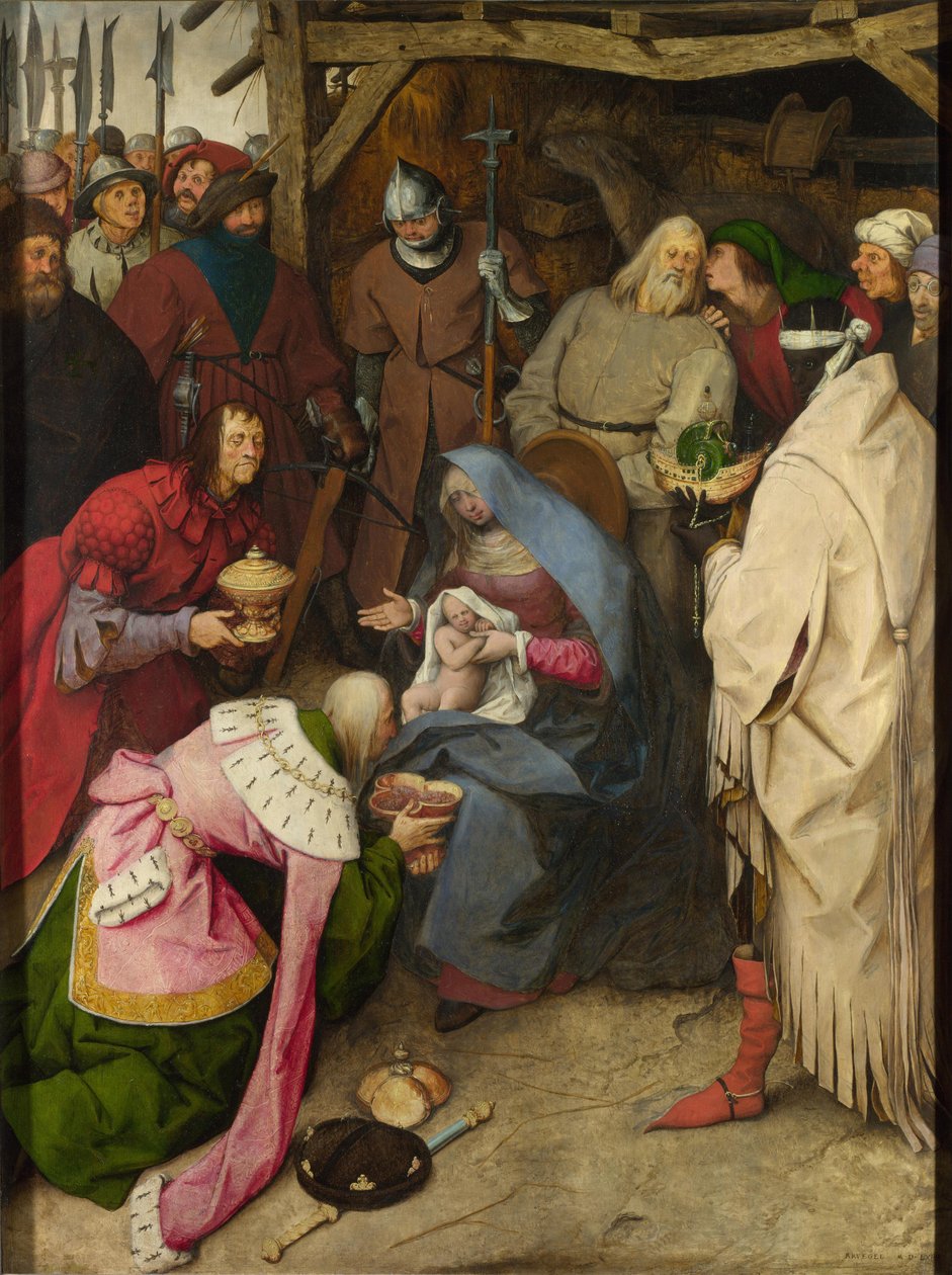 Adoration des Mages - Pieter Bruegel the Elder