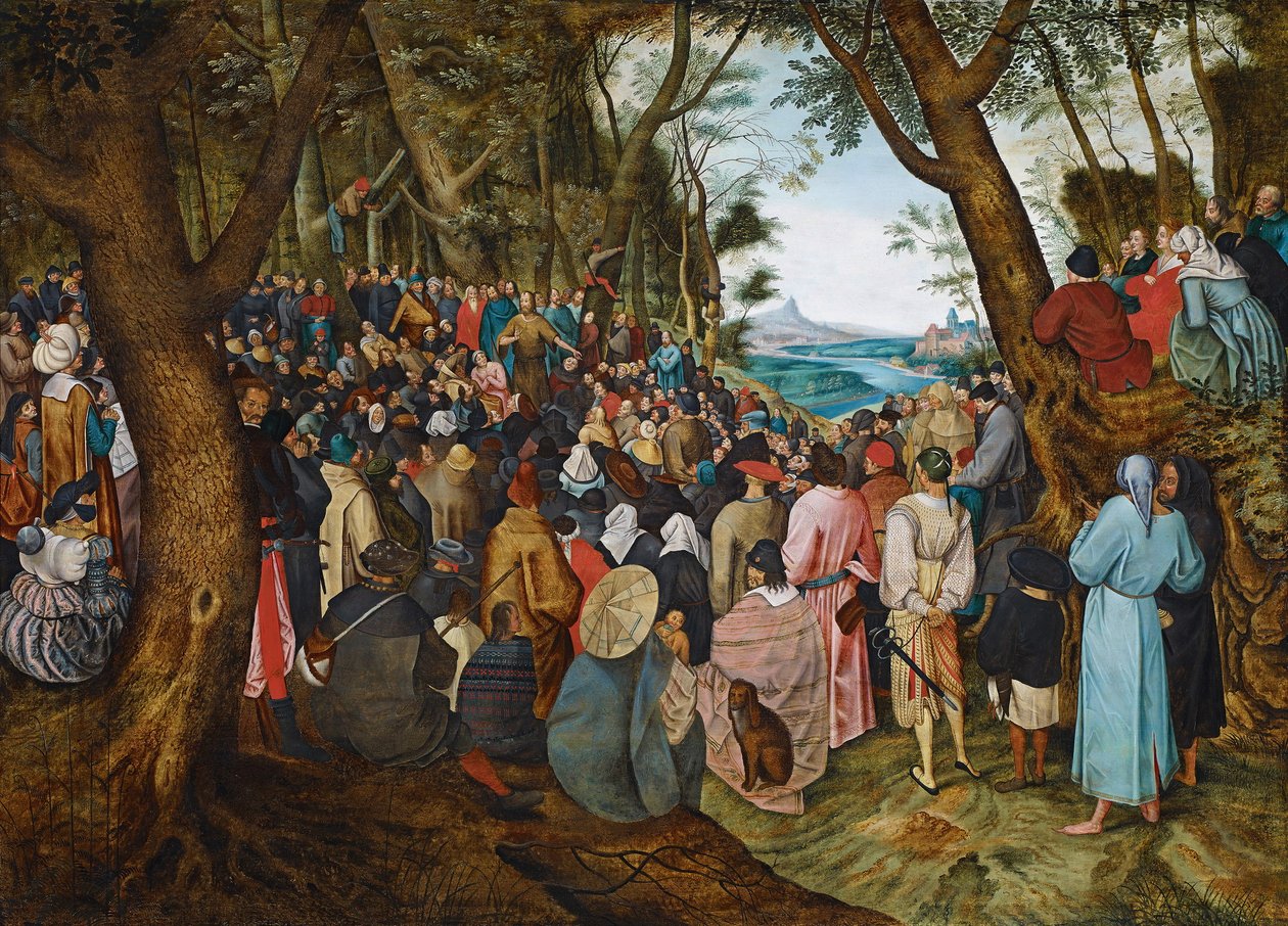 La prédication de Saint Jean-Baptiste - Pieter Brueghel the Younger