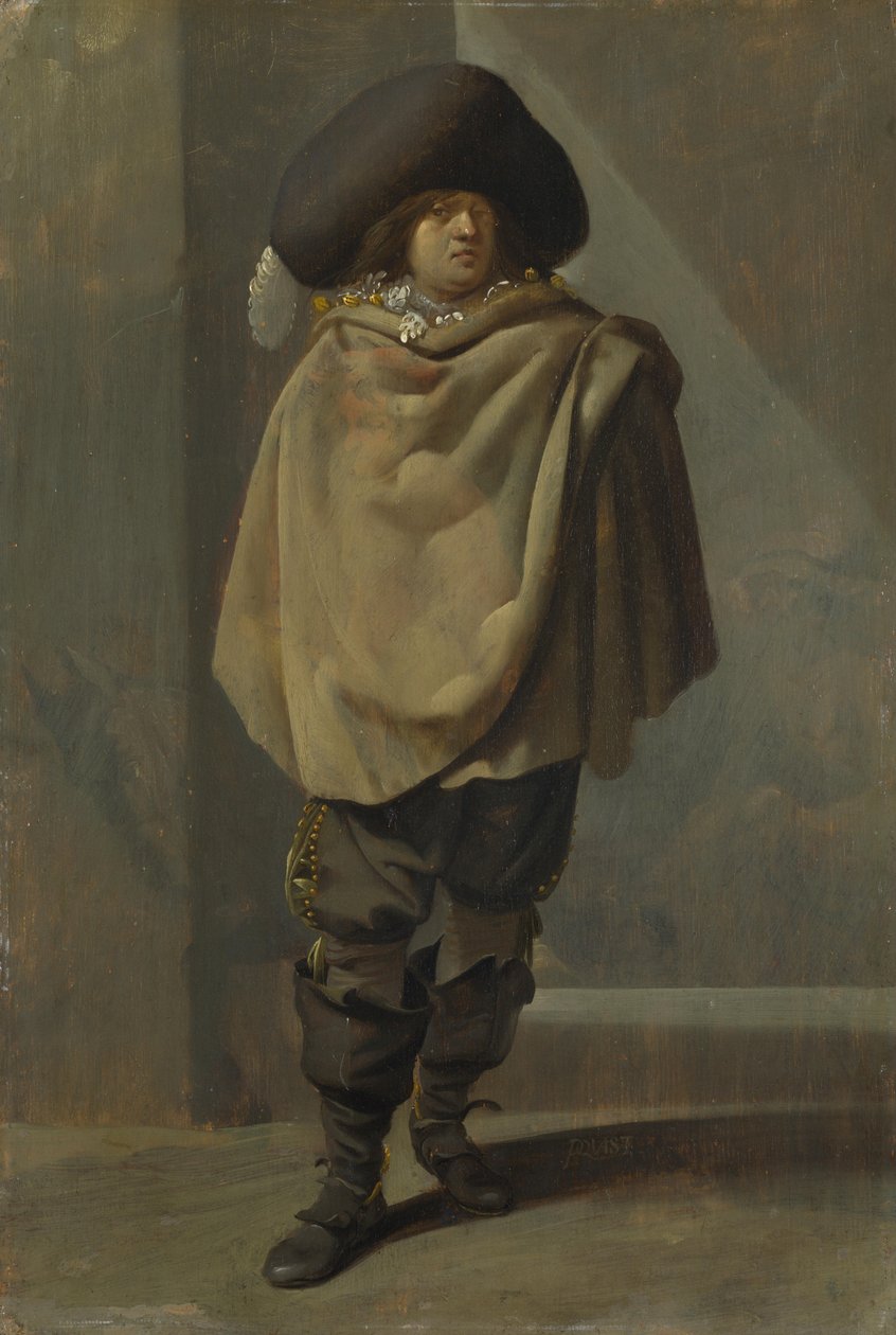 Un homme debout - Pieter Jansz. Quast