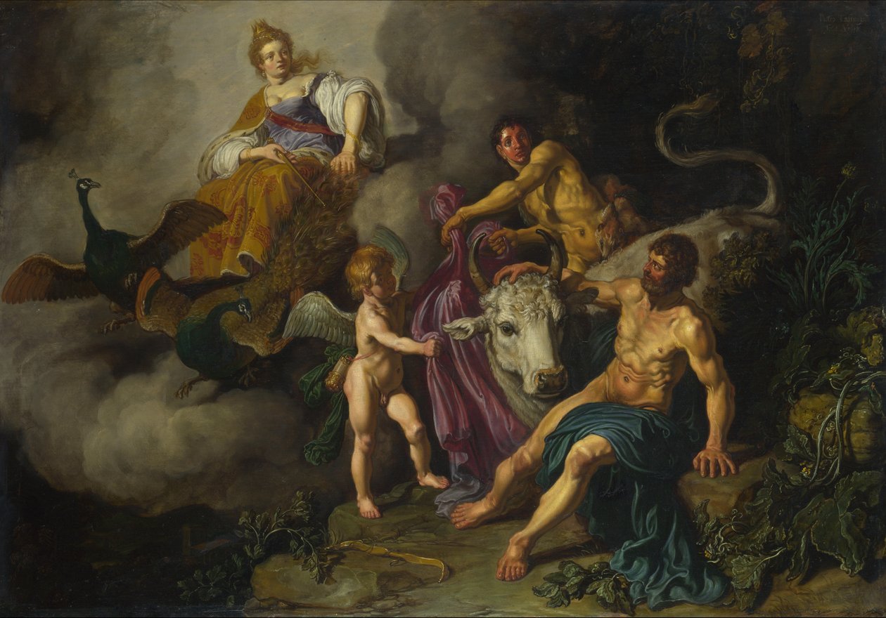 Junon découvre Jupiter avec Io - Pieter Lastman