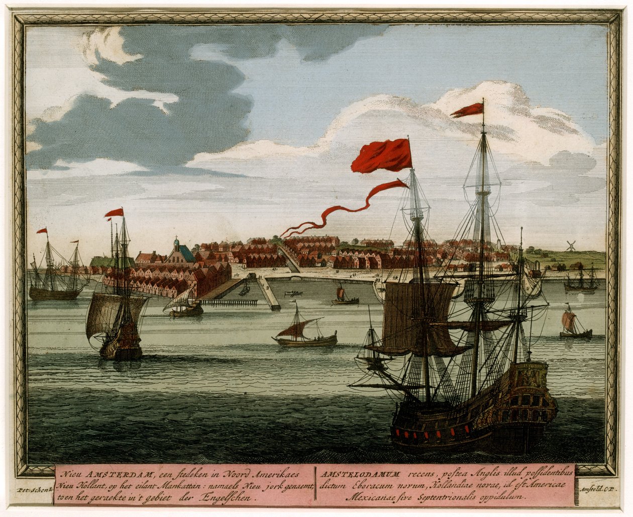 Nouvelle-Amsterdam vue de l