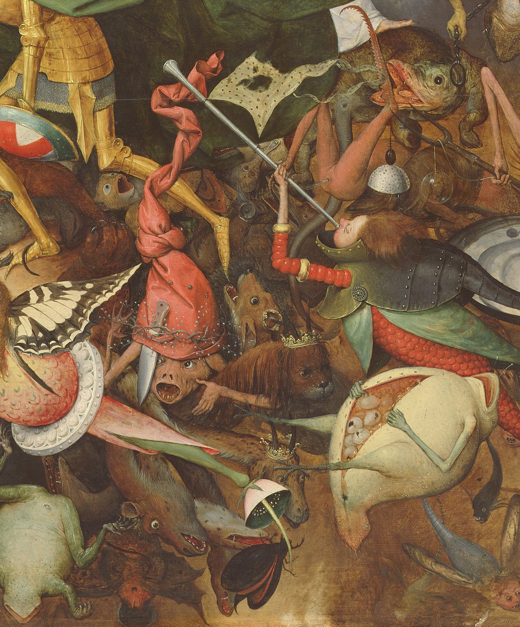 La Chute des Anges Rebelles, 1562 (détail) - Pieter Bruegel the Elder
