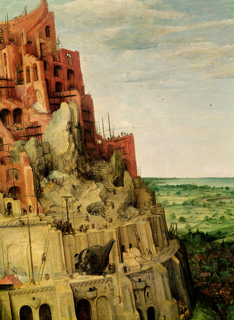 La tour de Babel (détail) - Pieter Bruegel the Elder