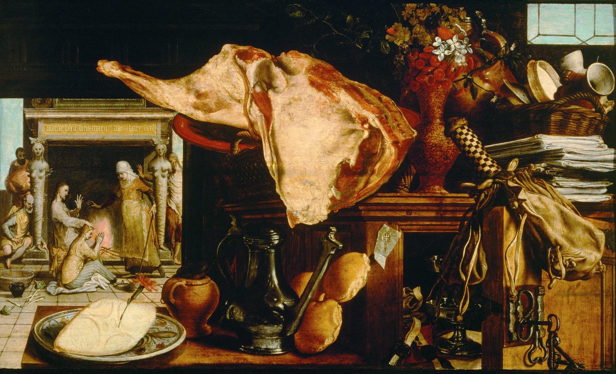 Vanitas et Christ chez Marthe et Marie - Pieter Aertsen