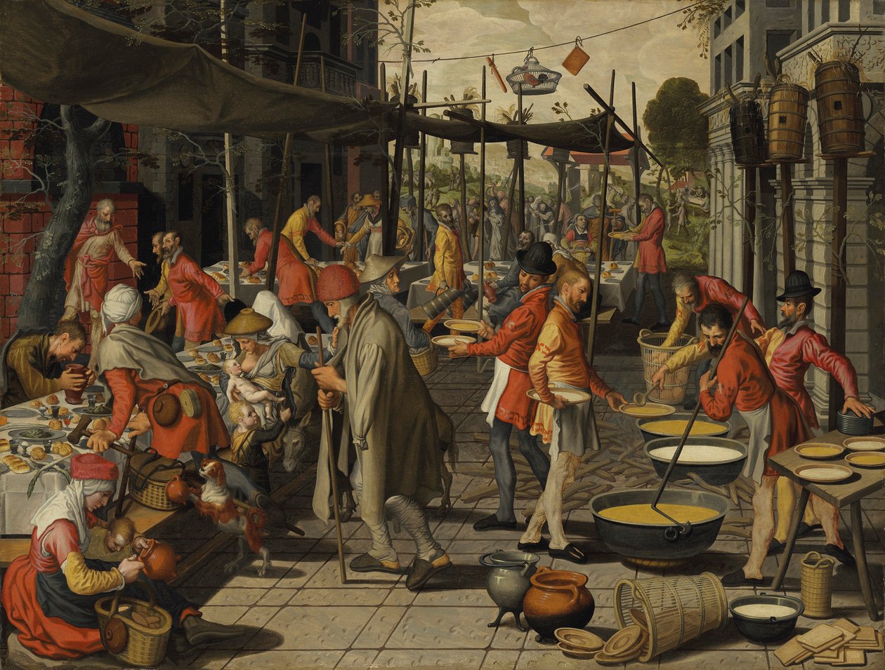 La parabole du festin de noces - Pieter Aertsen