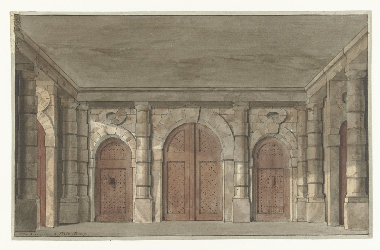 Conception pour un décor de théâtre d