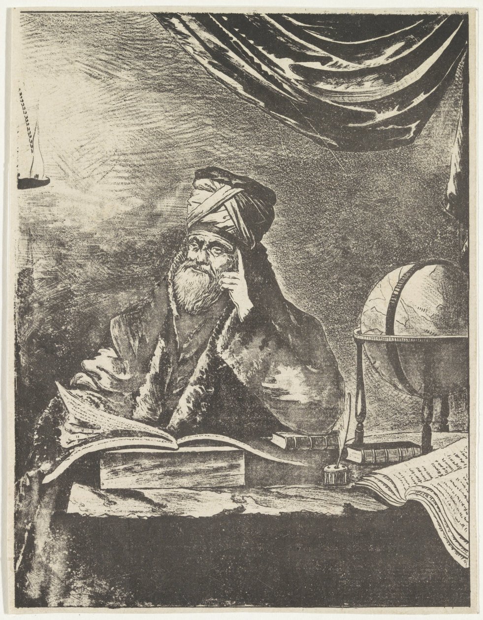 Savant dans son bureau - Pieter Bartholomeusz. Barbiers