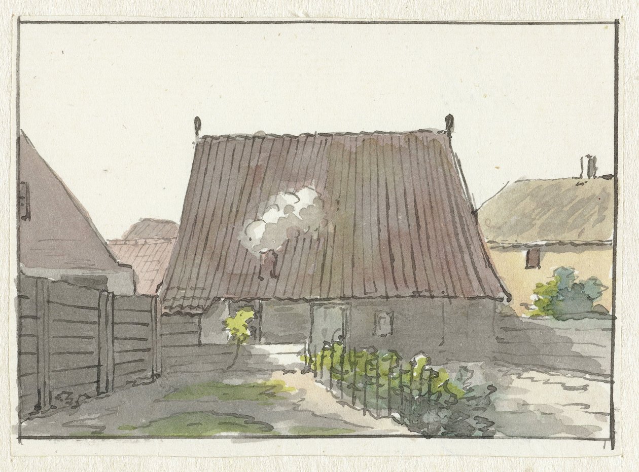 Maison avec jardin arrière - Pieter Bartholomeusz. Barbiers