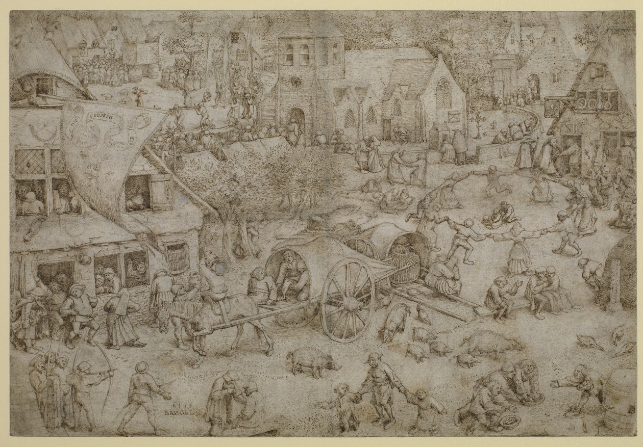 Kermesse à Hoboken, 1559 - Pieter Bruegel the Elder