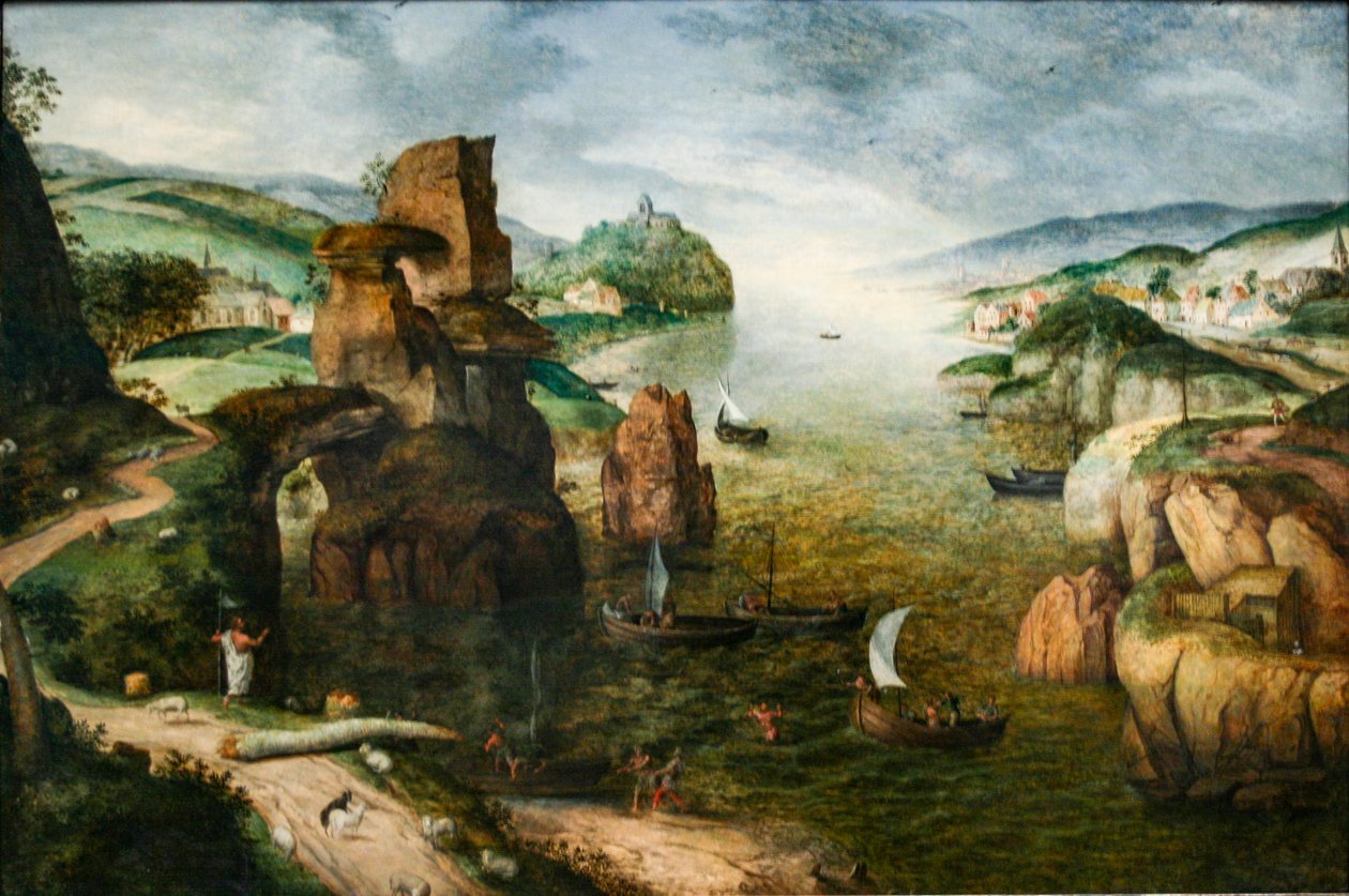 Le Christ et les apôtres à la mer de Galilée - Pieter Brueghel the Elder