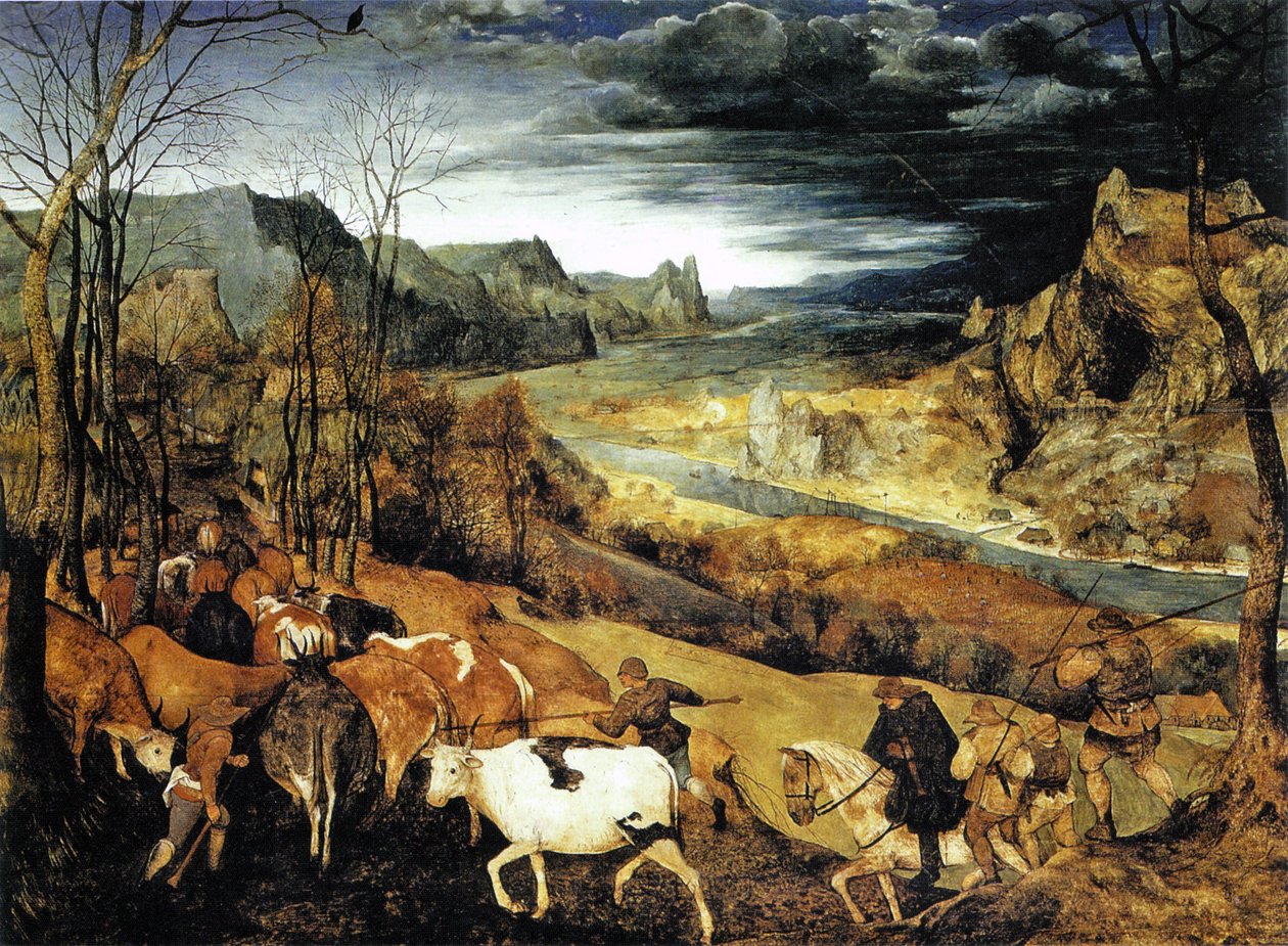 Néerlandais : Le retour du troupeau





 (Automne ) - Pieter Brueghel the Elder