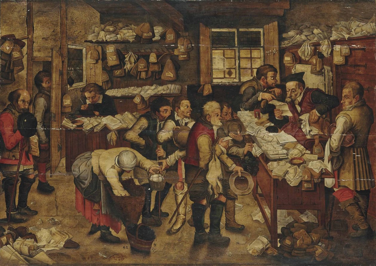 Le paiement de la dîme - Pieter Brueghel the Younger