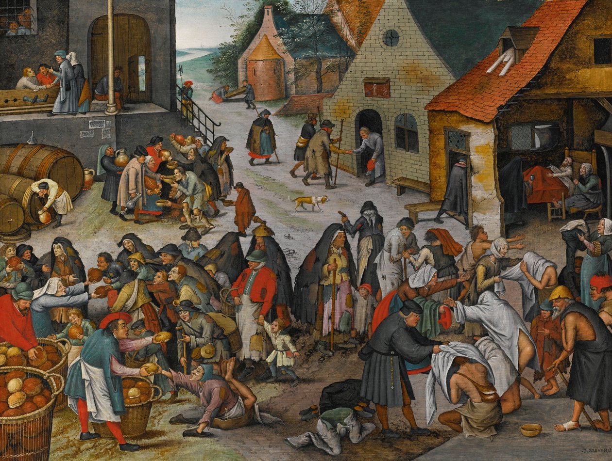 Les sept actes de miséricorde - Pieter Brueghel the Younger