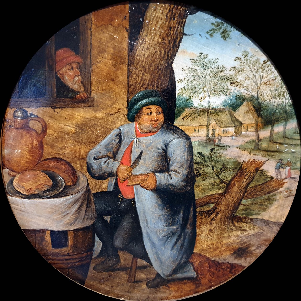 Le mangeur de pain - Pieter Brueghel the Younger