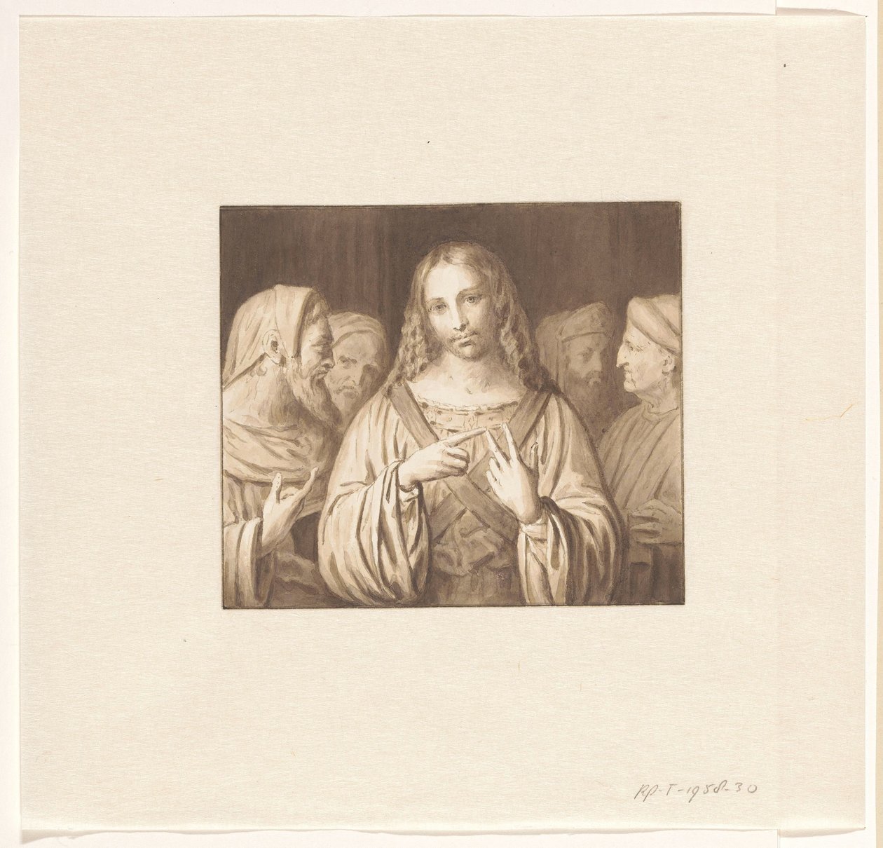 Le jeune Christ parmi les docteurs - Pieter Christoffel Wonder