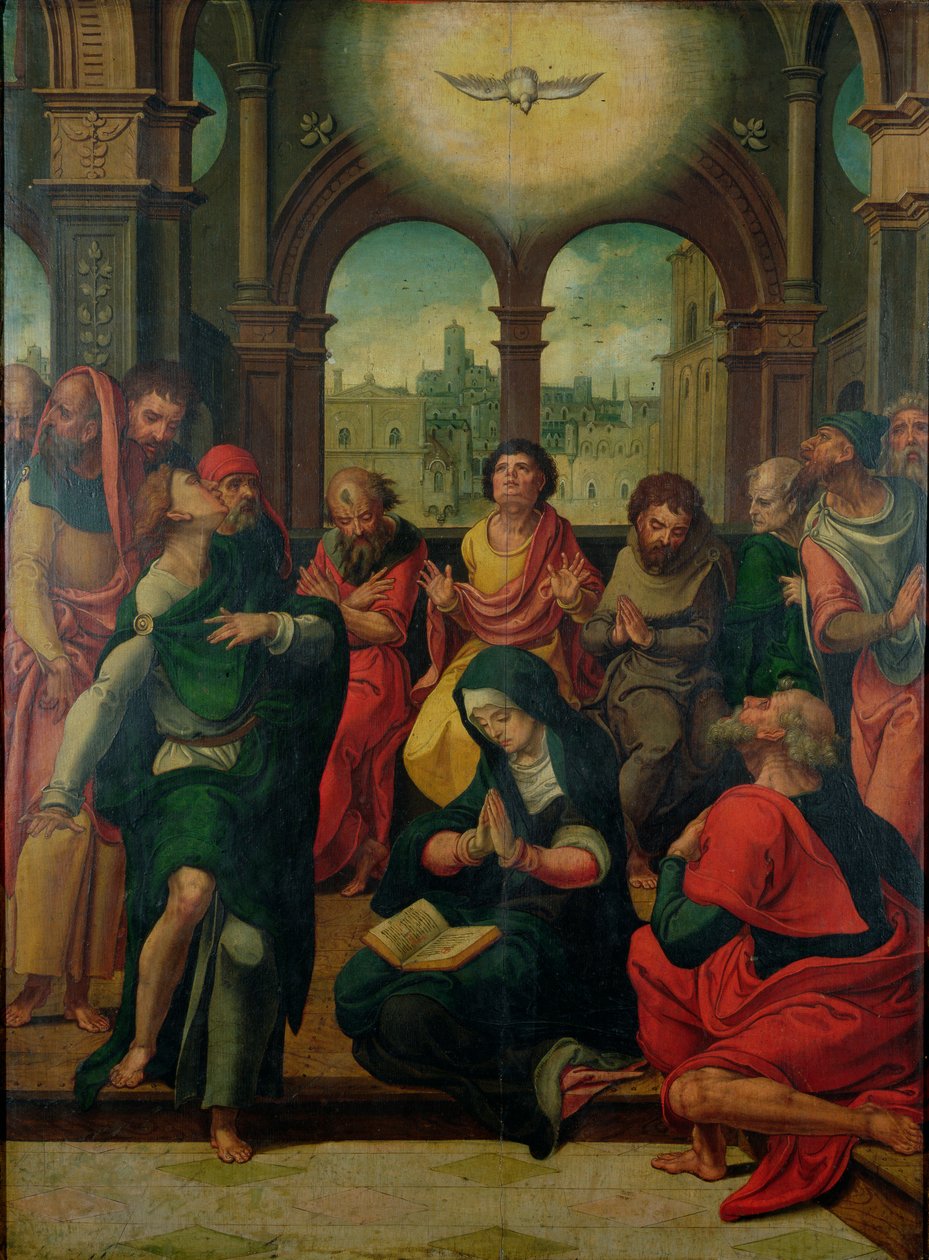 Descente du Saint-Esprit - Pieter Coecke van Aelst