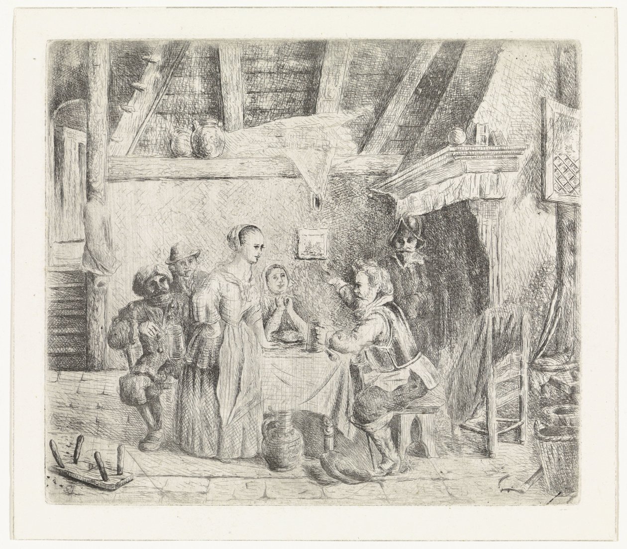 Homme parlant à une assemblée - Pieter Cornelis Nicolaas van de Poll