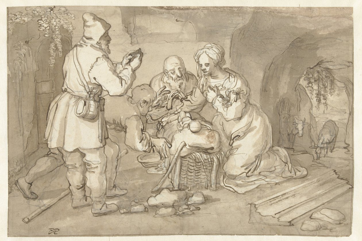 Adoration des bergers - Pieter Cornelisz. van Rijck