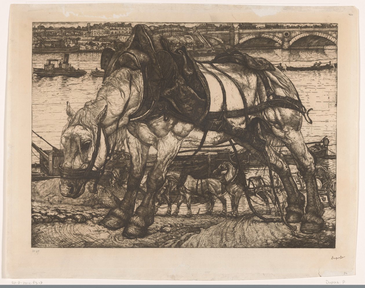 Bête de labeur - Pieter Dupont (signed by artist)