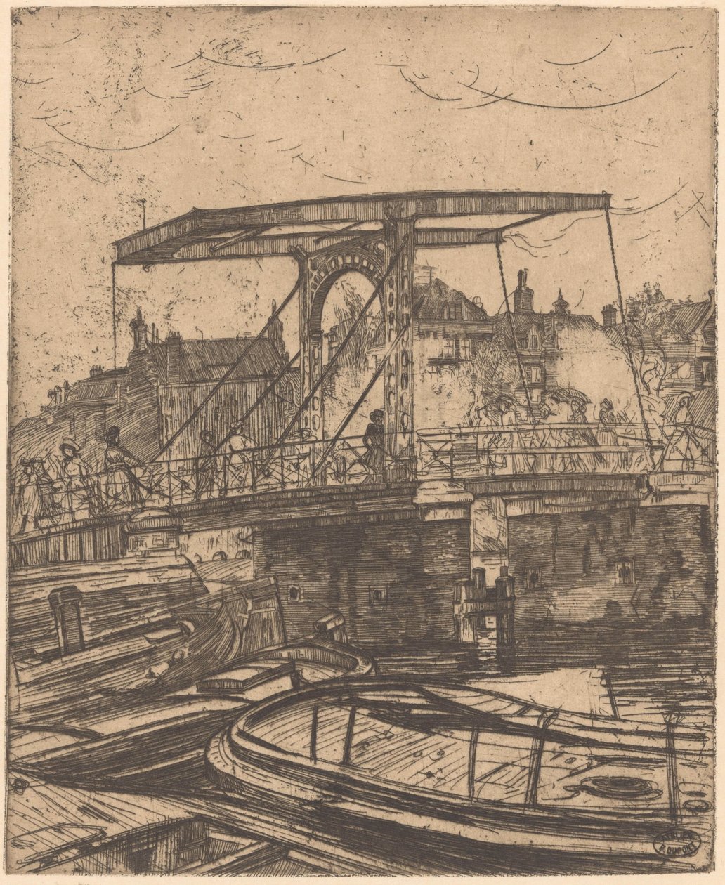 Pont Maigre à Amsterdam - Pieter Dupont
