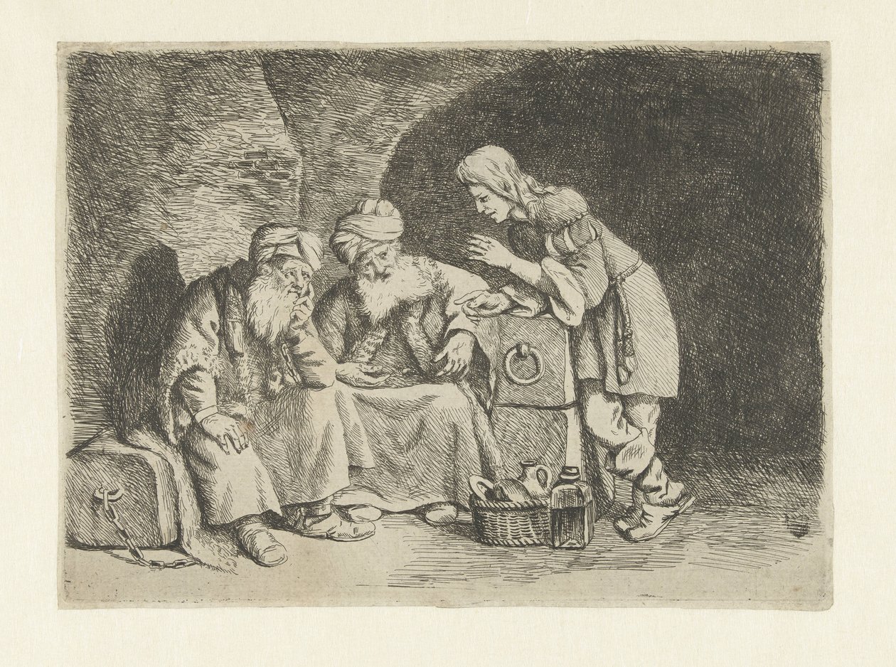 Joseph interprète les rêves du boulanger et du sommelier - Pieter Fransz de Grebber