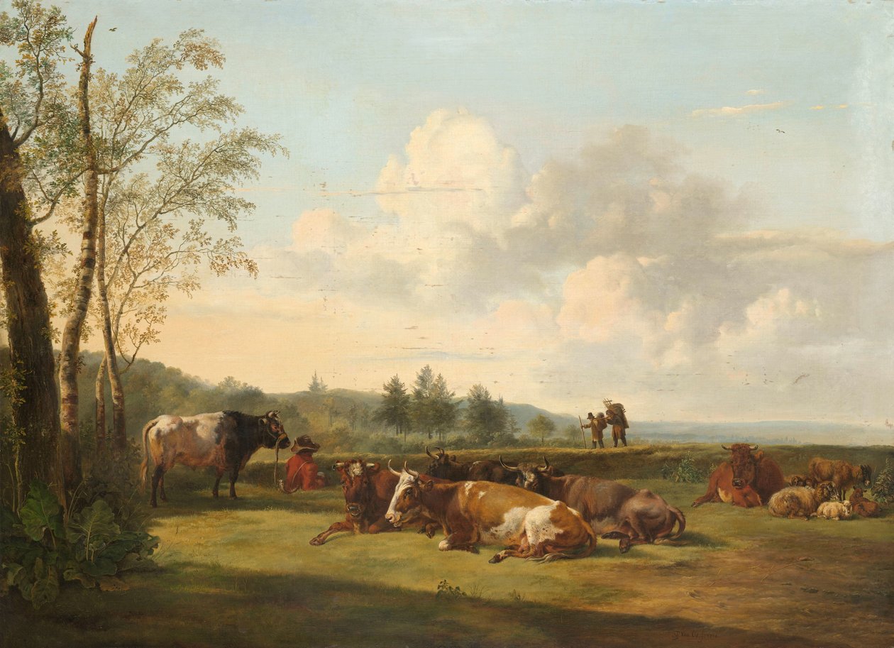 Paysage avec du bétail - Pieter Gerardus van Os