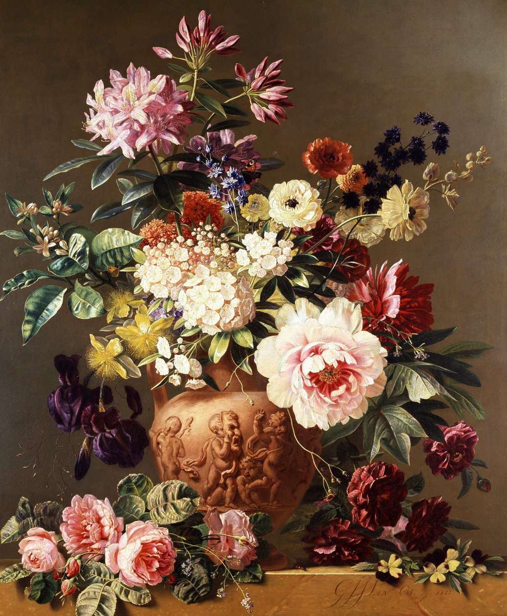 Nature morte de fleurs d
