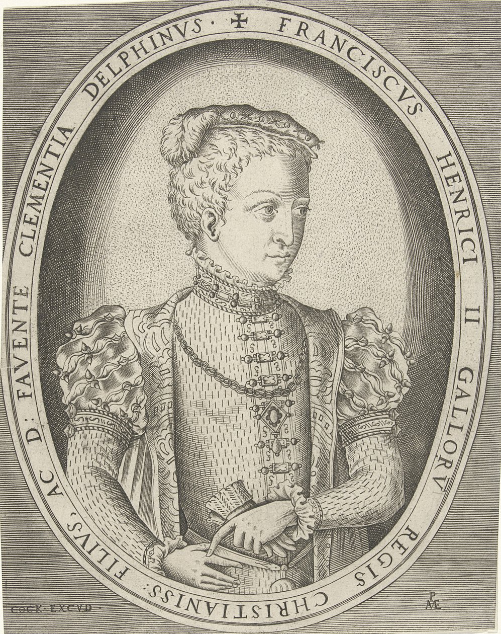 Portrait de François II de France 1544-1560 - Pieter Heyden van der